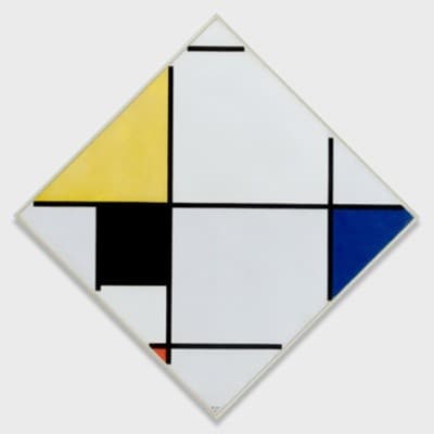 Artwork by Piet Mondrian